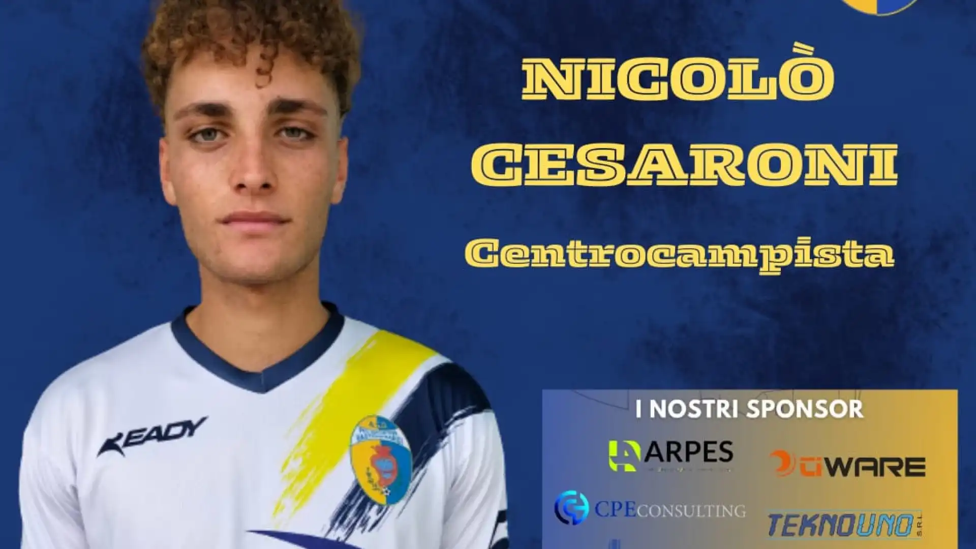 Serie D: il Vastogirardi ingaggia lo svincolato Cesaroni, ex Grosseto e Sangiuliano City.